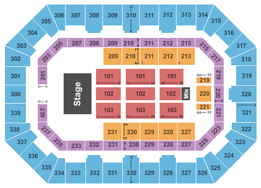 La Crosse Center Theresa Caputo Seating Chart