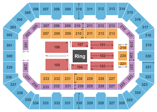 La Crosse Center WWE 2 Seating Chart