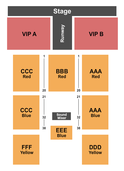 La Hacienda Event Center Maluma Seating Chart