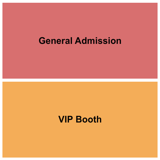 LaMar Performance Cinema GA/VIP Booth Seating Chart