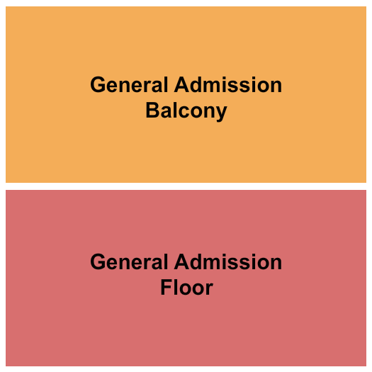 La Porte Civic Auditorium GA Floor & GA Balcony Seating Chart