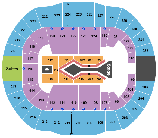 Cajundome Blake Shelton Seating Chart