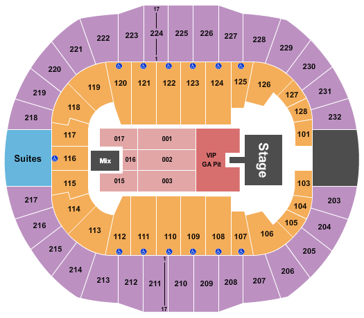 Cajundome Cody Johnson Seating Chart