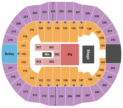 Cajundome seating chart event tickets center