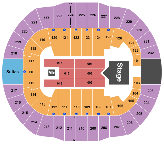 Cajundome Rascal Flatts Seating Chart