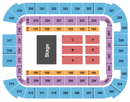 Lake Charles Event Center Sesame Street Seating Chart