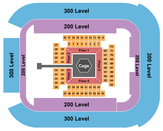 Lake Charles Event Center MMA Seating Chart