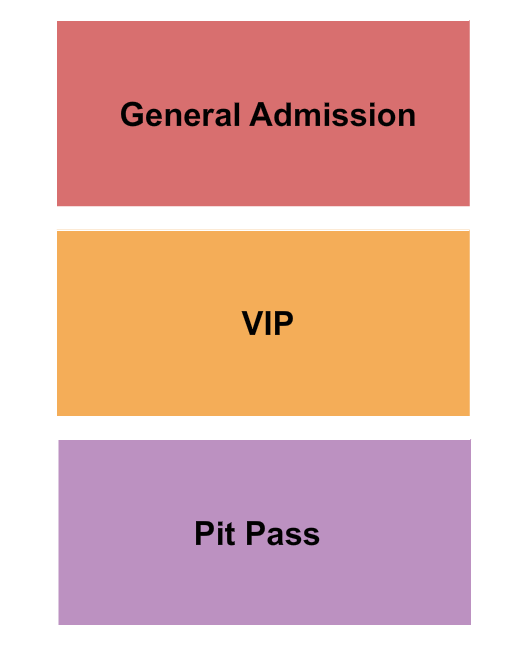 Lakefront Park GA/VIP/Pit Seating Chart