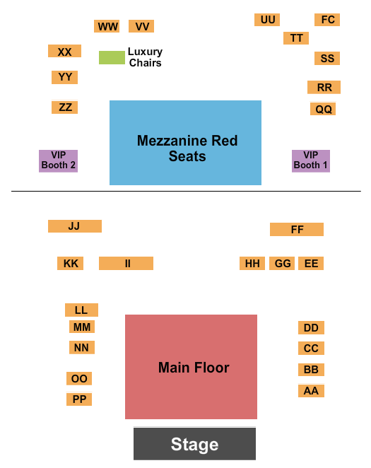 Lakeport Opera House Endstage 2 Seating Chart