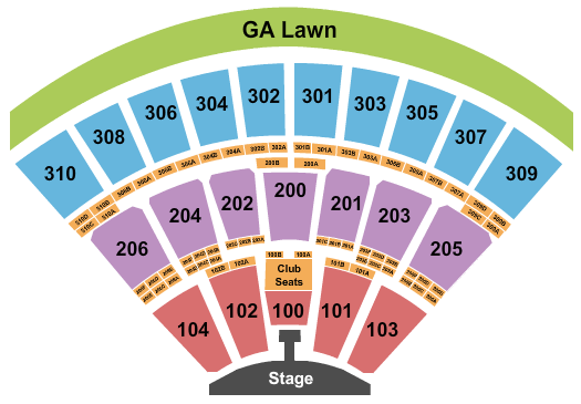 Empower Federal Credit Union Amphitheater at Lakeview Tim McGraw Seating Chart