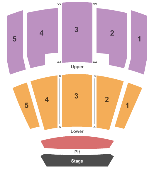 Lakewood Civic Auditorium End Stage Seating Chart