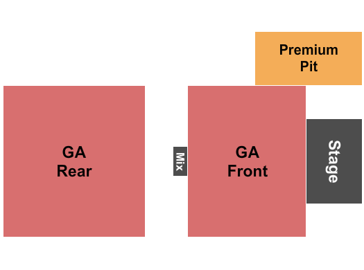 Lamar Dixon Expo Center GA-Front/Rear Seating Chart