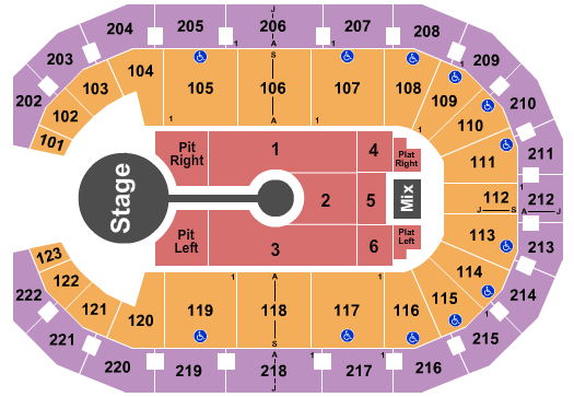 Landers Center Brandon Lake Seating Chart