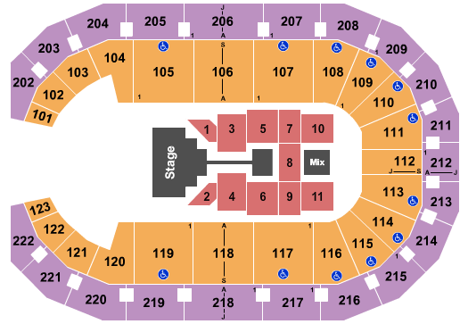 Landers Center Casting Crowns Seating Chart