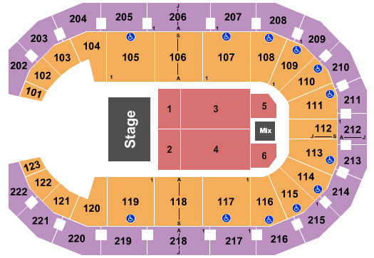 Landers Center Endstage 2 Seating Chart