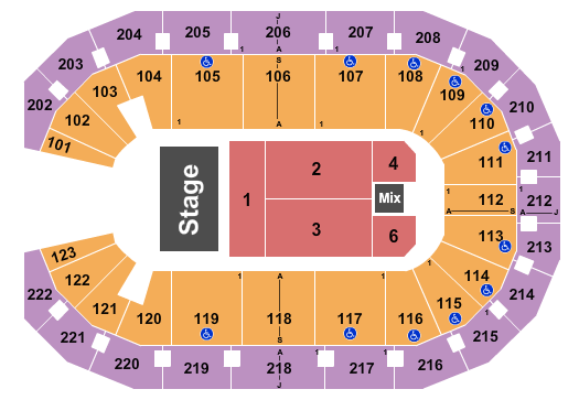 Landers Center Endstage 3 Seating Chart