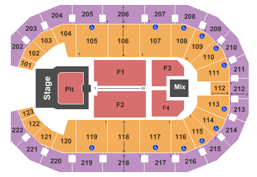 Landers Center Eric Church Seating Chart