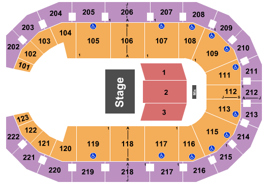 Landers Center Halfhouse Reserved Seating Chart