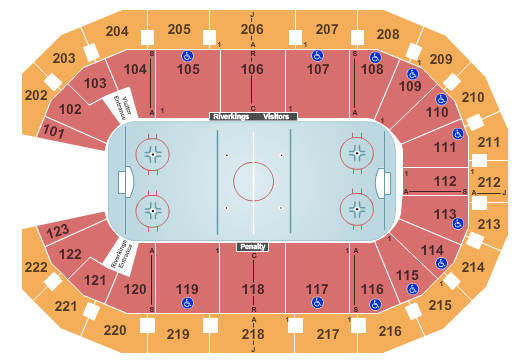 Landers Center Hockey Seating Chart
