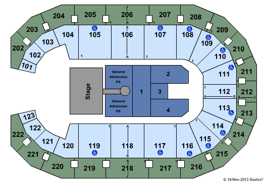 Landers Center Justin Moore Seating Chart