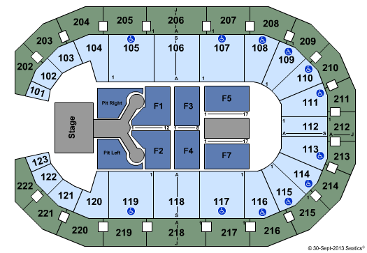 Landers Center Lady Antebellum Seating Chart