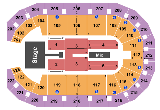 Landers Center Maxwell Seating Chart