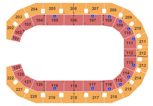 Landers Center Seating Chart Southaven Ms