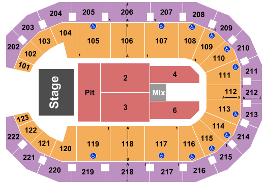 Landers Center (Formerly Desoto County Civic Center) Seating Chart