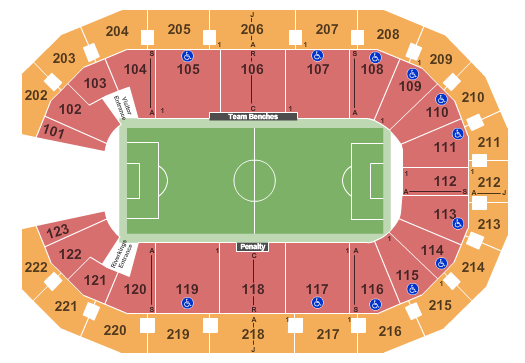 Landers Center Soccer Seating Chart