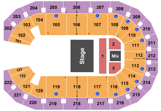 Landers Center Three Dog Night Seating Chart