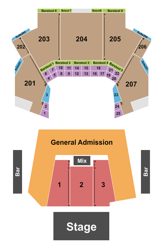 Landmark Credit Union Live Seating Chart
