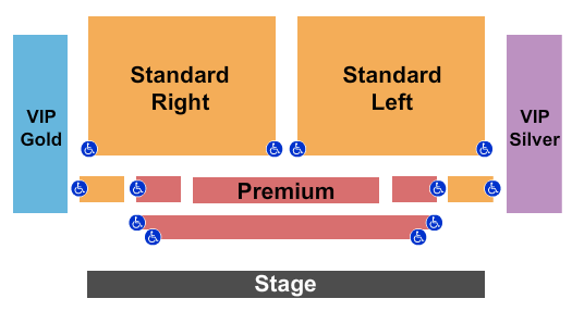 Lane County Fair - Main Stage End Stage Seating Chart