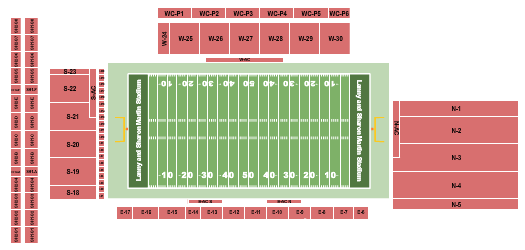 Northwestern Medicine Field At Martin Stadium Football 2 Seating Chart