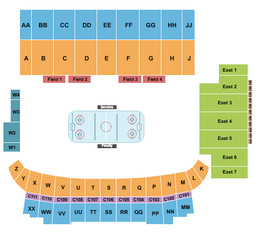 Lansdowne Park Hockey Seating Chart