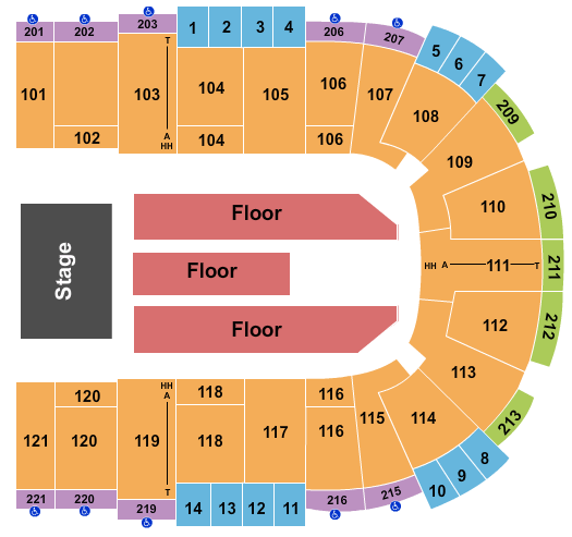 Sames Auto Arena Migos Seating Chart