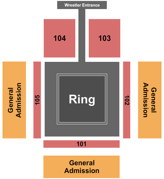 Largo Event Center WWE Seating Chart