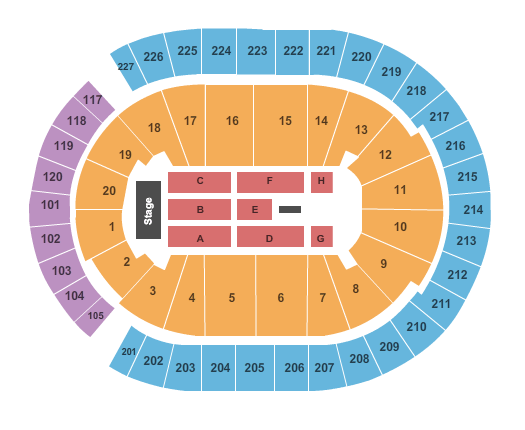 T-Mobile Arena Dixie Chicks Seating Chart