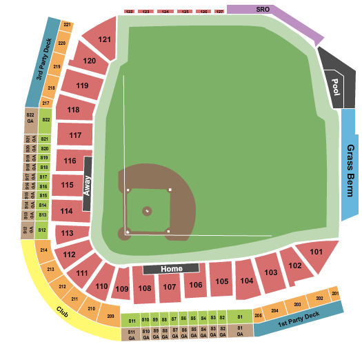 Las Vegas Ballpark Baseball-2 Seating Chart