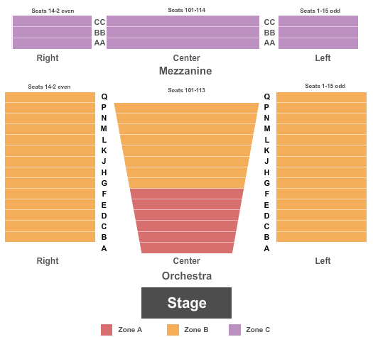 Laura Pels Theatre At The Steinberg Center Endstage Zone 2016 Seating Chart