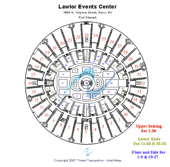 Lawlor Events Center Rod Stewart Seating Chart