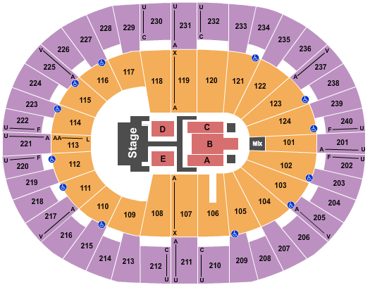 Lawrence Joel Veterans Memorial Coliseum Dude Perfect Seating Chart