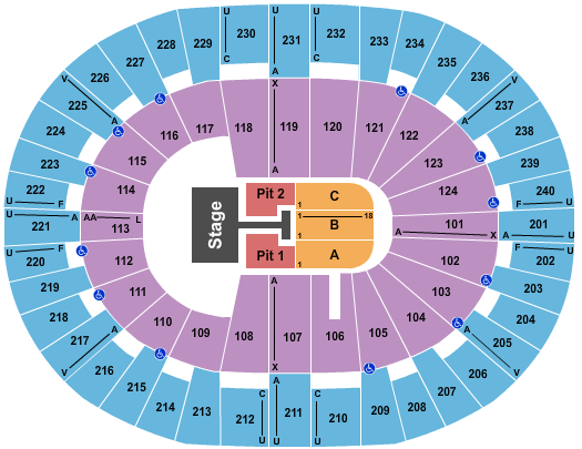 Lawrence Joel Veterans Memorial Coliseum Miranda Lambert Seating Chart