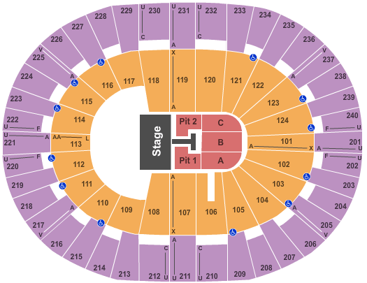 Lawrence Joel Veterans Memorial Coliseum Thomas Rhett Seating Chart