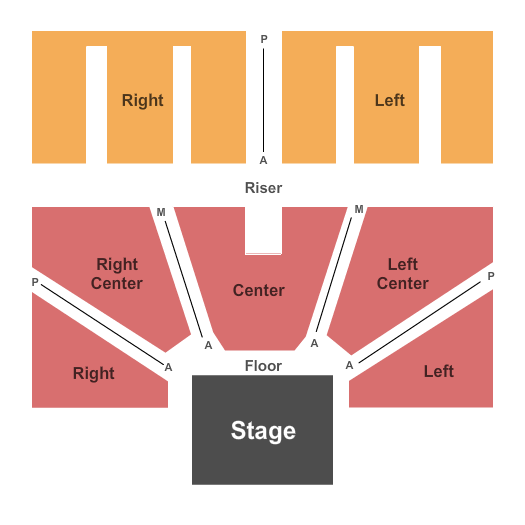 Lawrenceburg Event Center End Stage Seating Chart
