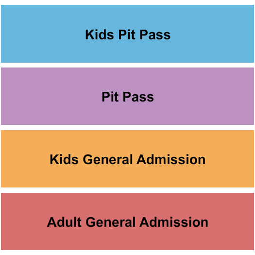 Lawrenceburg Speedway GA/Pit Seating Chart