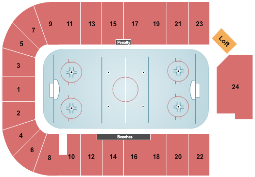 Lawson Arena Hockey Seating Chart