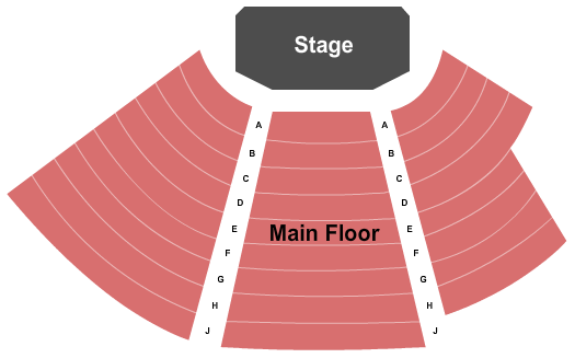 Lazardis Hall at Tom Patterson Theatre Endstage 2 Seating Chart