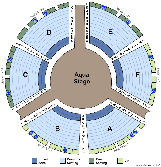 Awakening Theater At Wynn Las Vegas End Stage Seating Chart