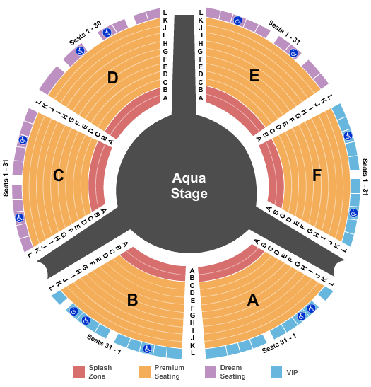 Seating Chart For Le Reve At The Wynn