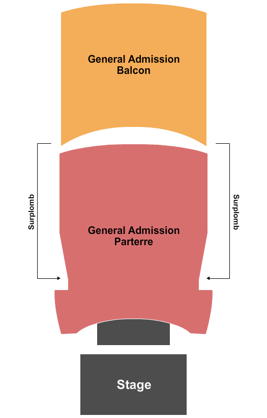 Le Theatre Capitole GA Parterre/GA Balc Seating Chart
